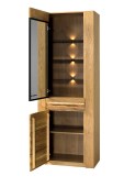 Vitriinkapp Velvet Natura 10 (vasak) + led valgustus